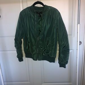 Green Bomber Jacket